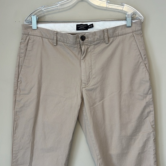 Club Monaco Men’s Nude Slim Fit Casual Pants size 33x32 - Picture 3 of 6